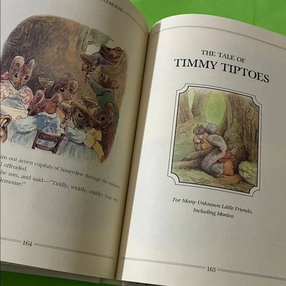 GREAT BIG TREASURY OF BEATRIX POTTER / Vintage 1992 & Plush - Picture 6 of 16